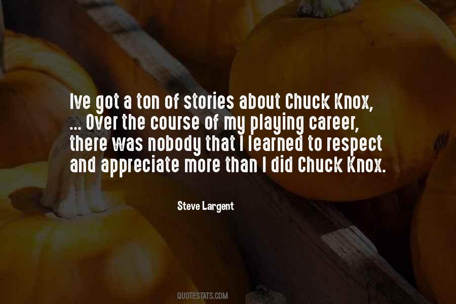 Chuck Knox Quotes #1678400