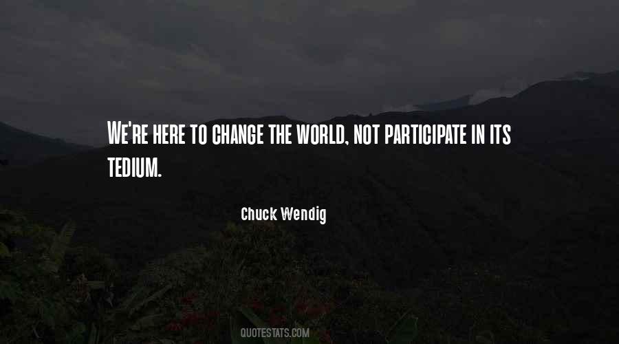 Chuck Wendig Quotes #889386