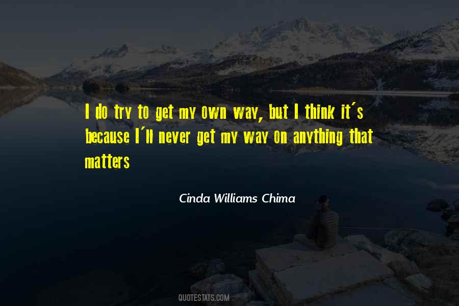 Cinda Williams Chima Quotes #404841