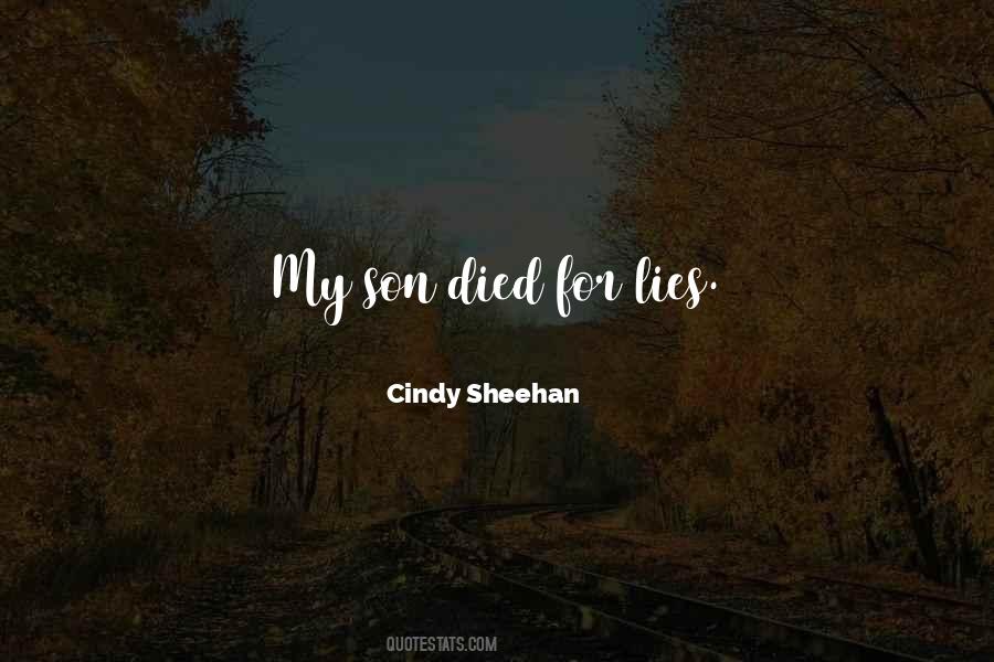 Cindy Sheehan Quotes #485001