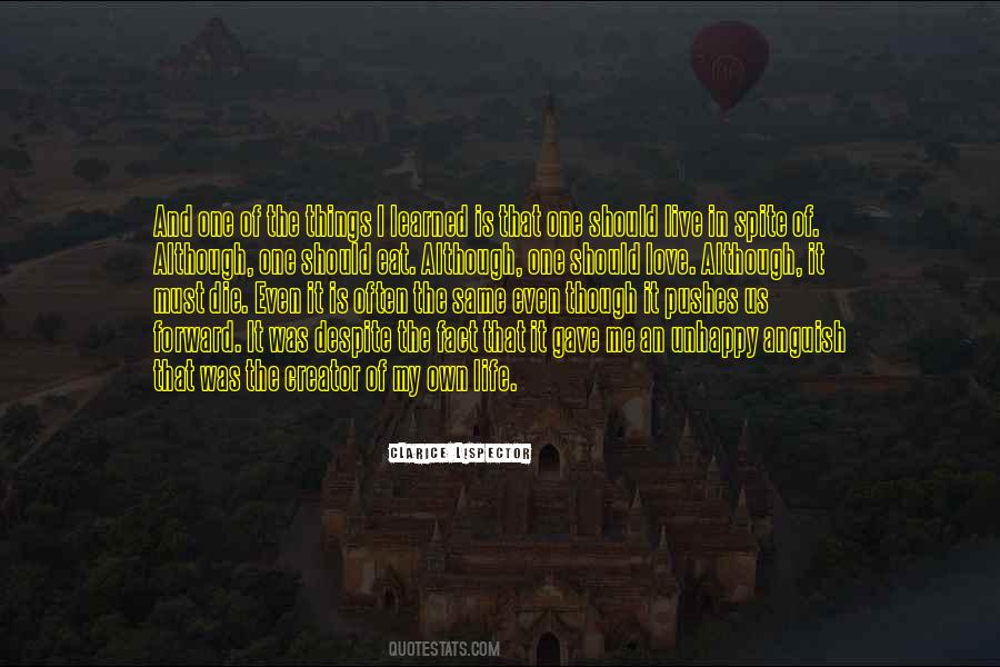 Clarice Lispector Quote: “Do you know that hope sometimes consists only of  a question without an