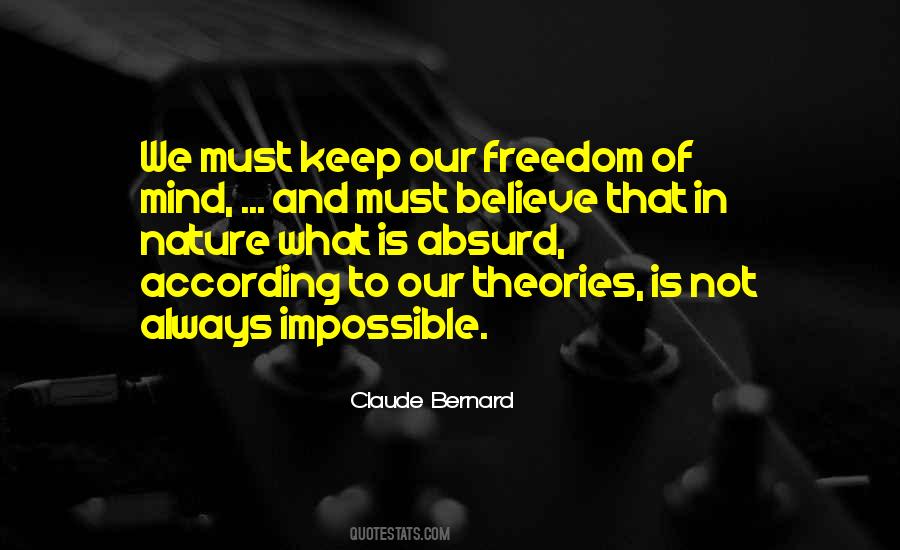 Claude Bernard Quotes #1013053