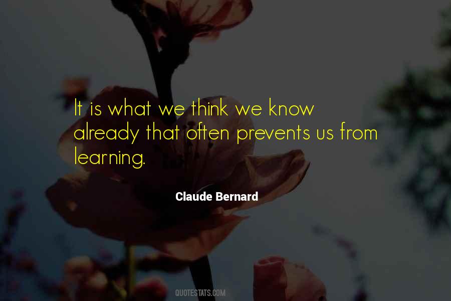 Claude Bernard Quotes #741183