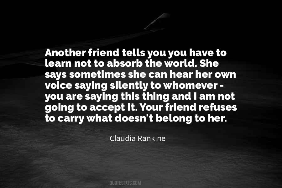 Claudia Rankine Quotes #1033603