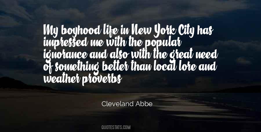 Cleveland Abbe Quotes #830007