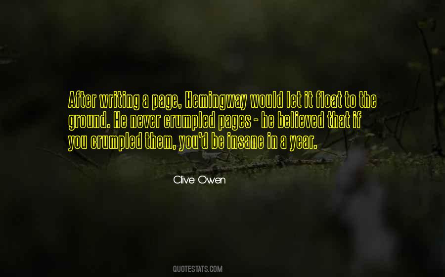 Clive Owen Quotes #477169