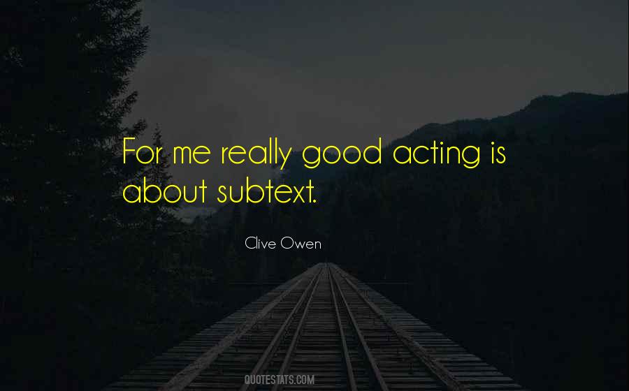 Clive Owen Quotes #698353
