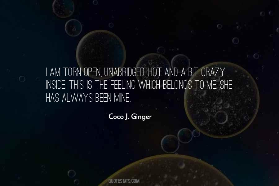 Coco J Ginger Quotes #1033917