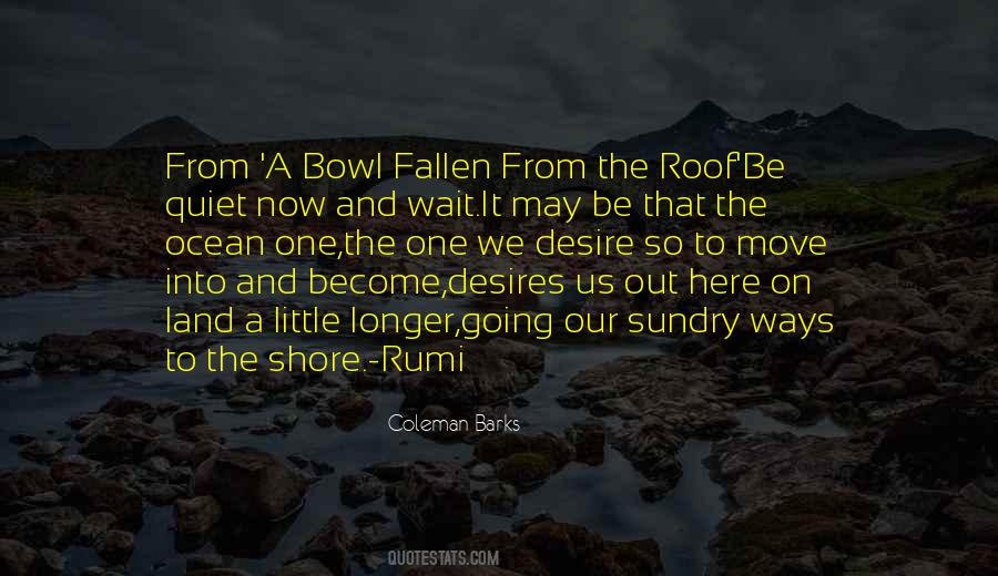 Coleman Barks Quotes #472800