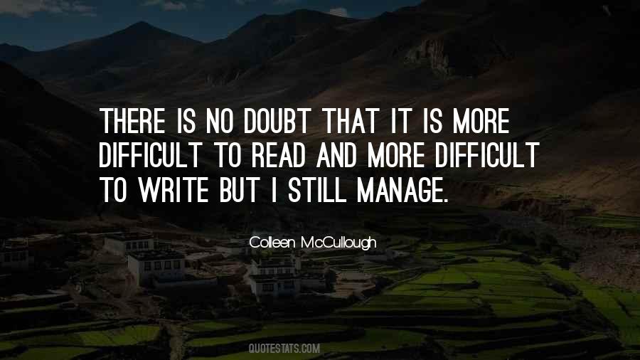 Colleen Mccullough Quotes #436949