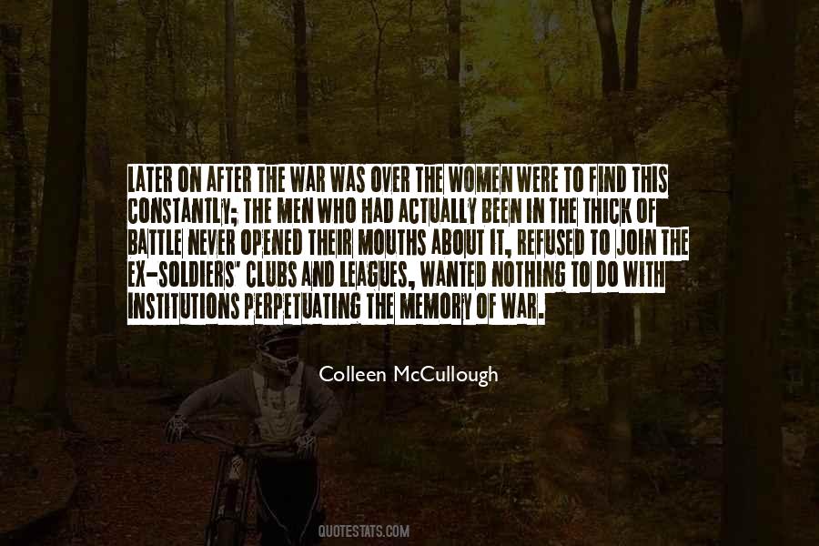 Colleen Mccullough Quotes #445723