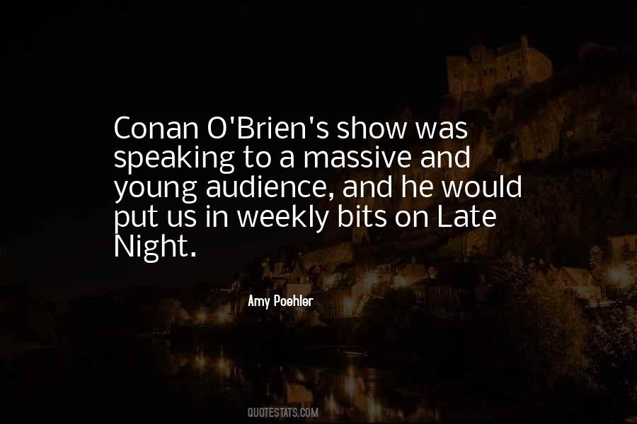 Conan O'brien Quotes #1495491