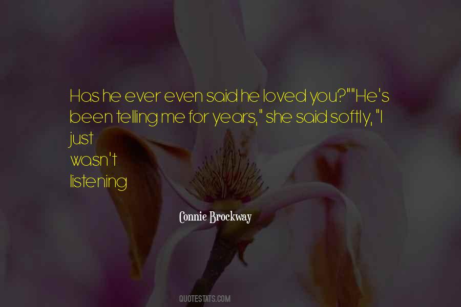 Connie Brockway Quotes #1610203