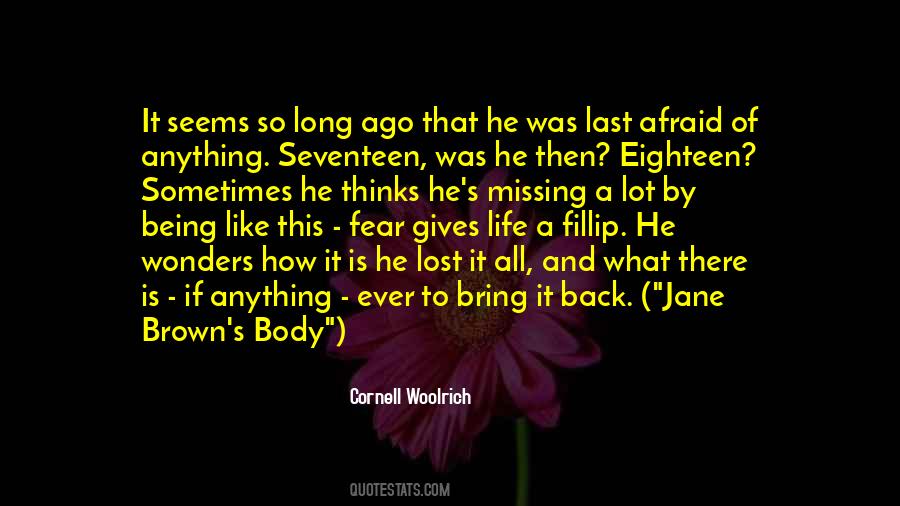 Cornell Woolrich Quotes #357639