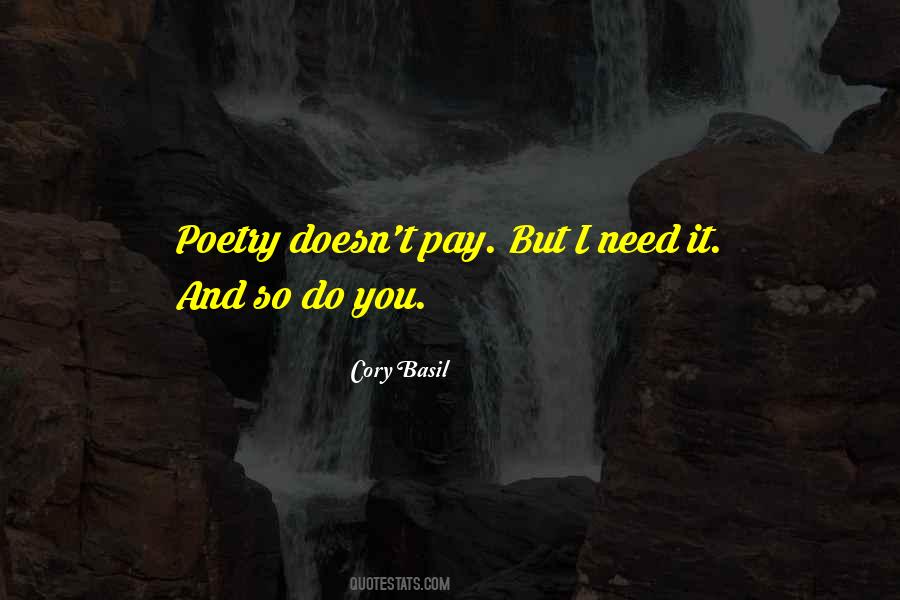 Cory Basil Quotes #1004874