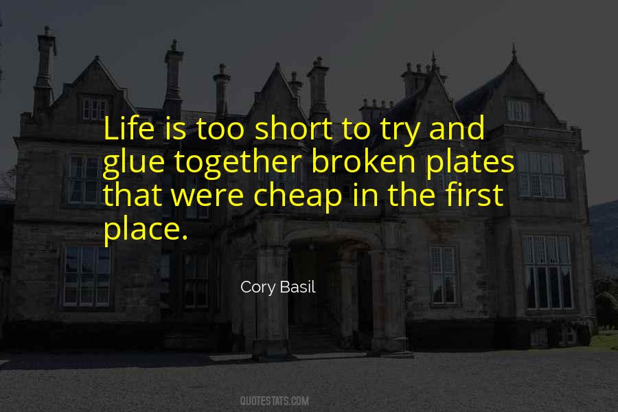 Cory Basil Quotes #245290