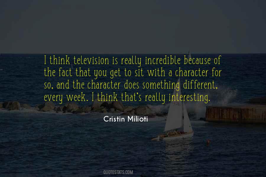 Cristin Milioti Quotes #178405
