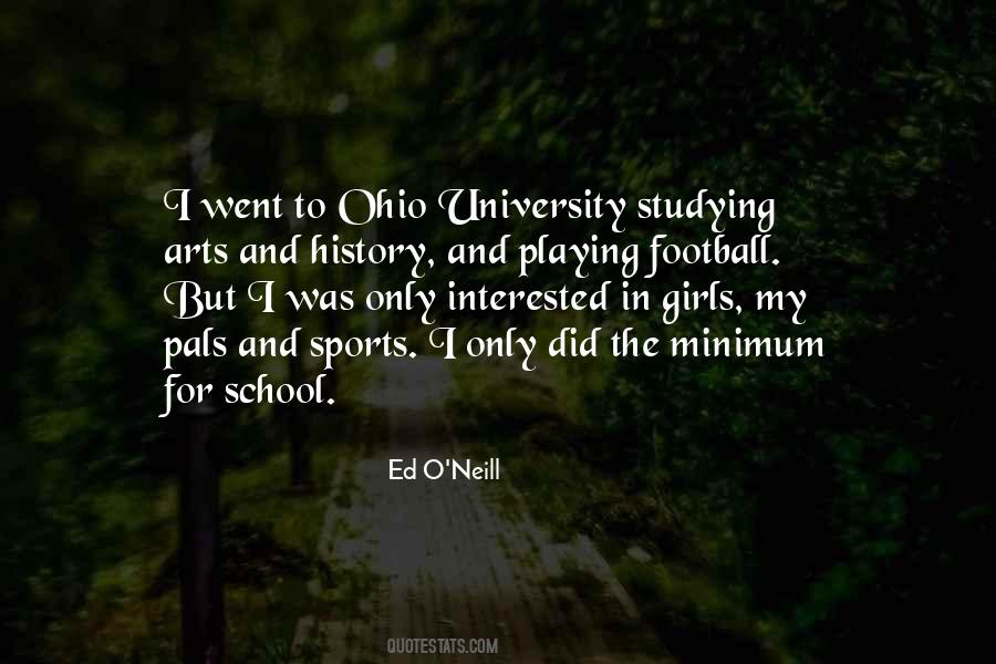 Quotes About Ohio University #1681990