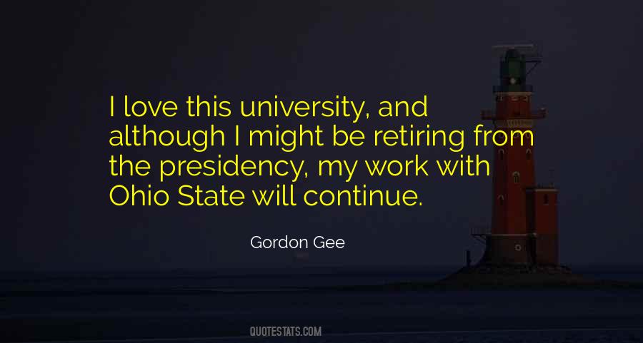Quotes About Ohio University #1706607