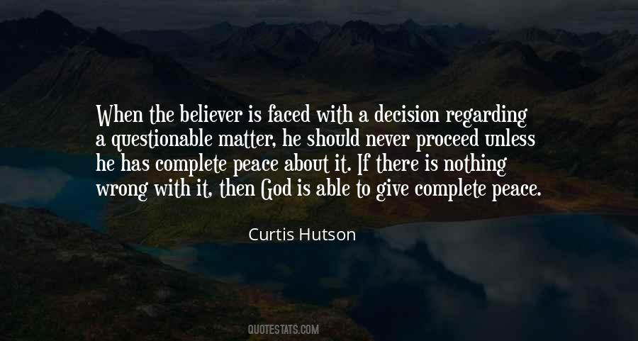 Curtis Hutson Quotes #1390268