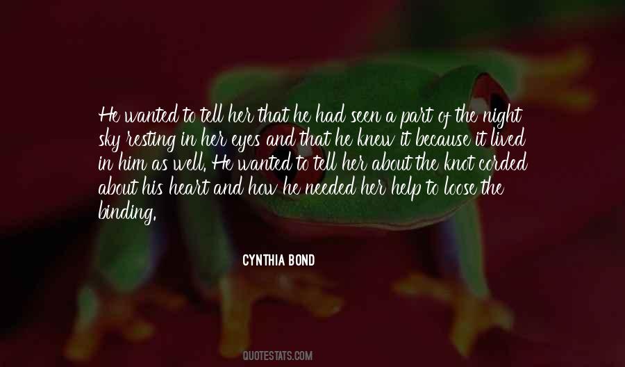 Cynthia Bond Quotes #1584782