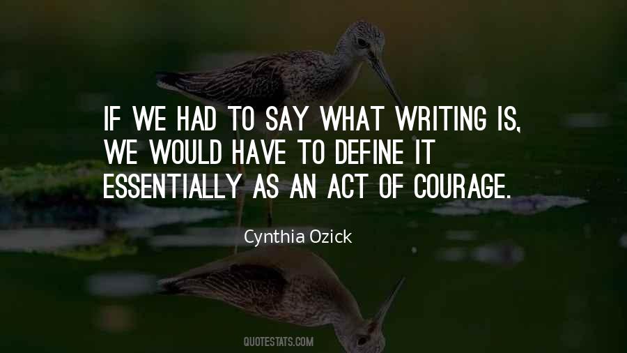 Cynthia Ozick Quotes #501105