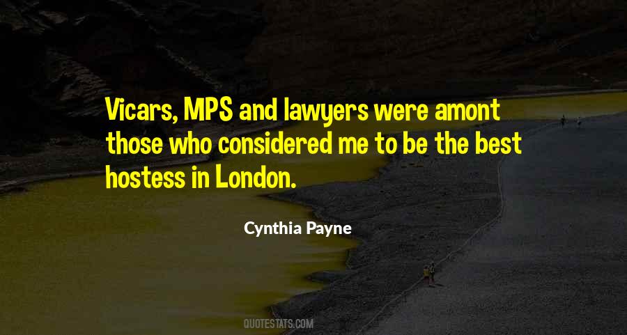 Cynthia Payne Quotes #1094953