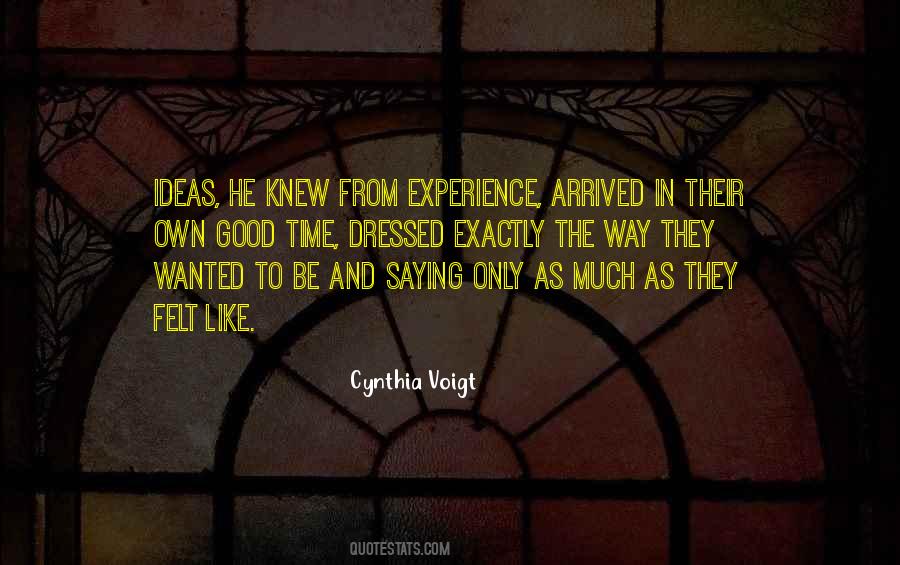 Cynthia Voigt Quotes #1563150