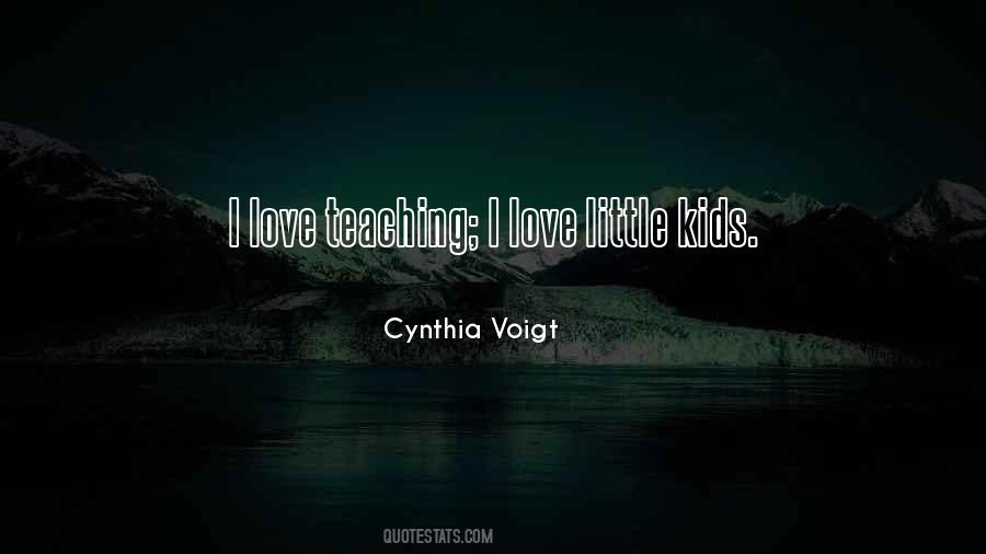 Cynthia Voigt Quotes #307777