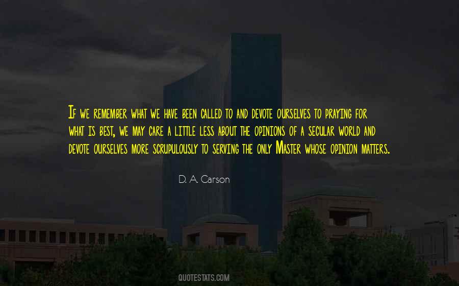 D A Carson Quotes #632404