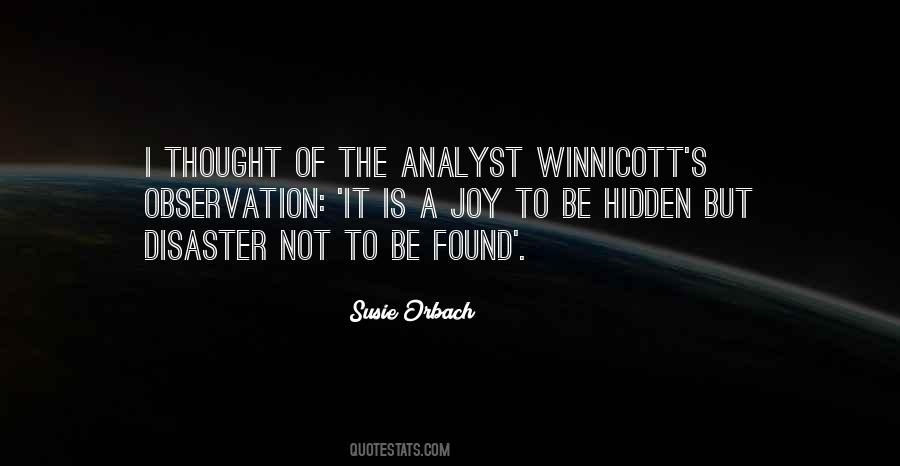 D W Winnicott Quotes #169155