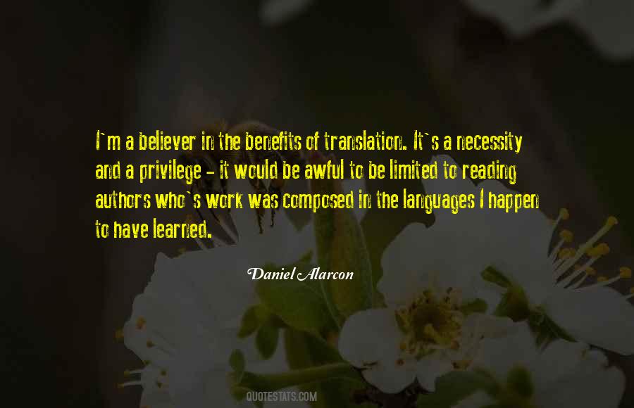 Daniel Alarcon Quotes #1160547