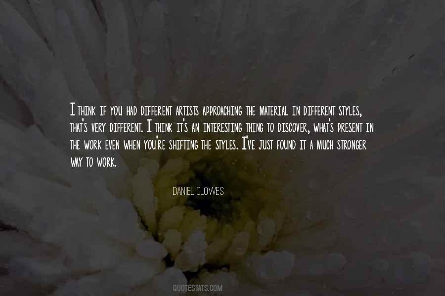 Daniel Clowes Quotes #977395