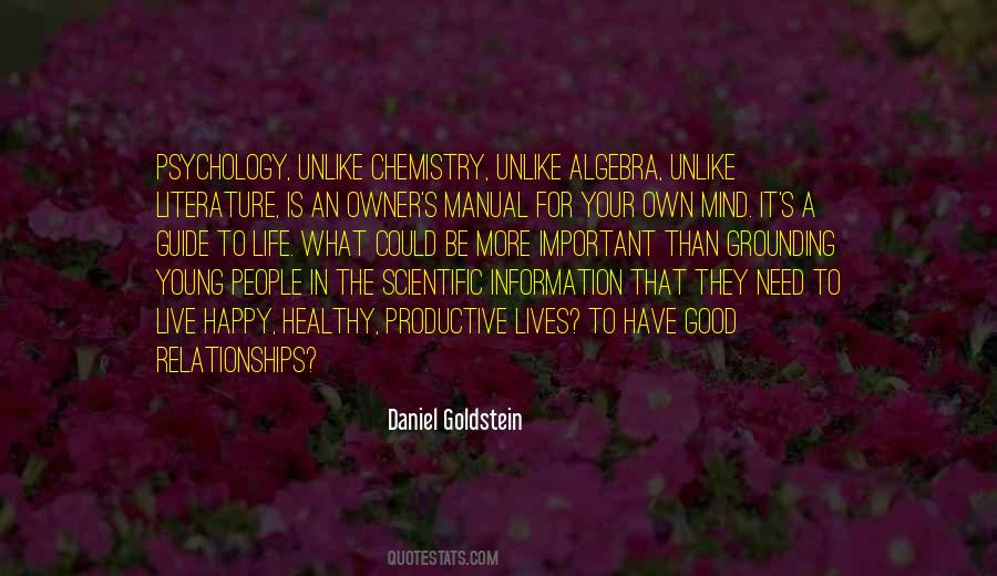 Daniel Goldstein Quotes #381711