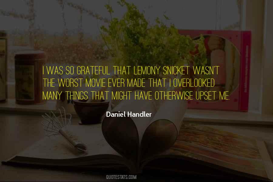 Daniel Handler Quotes #222677