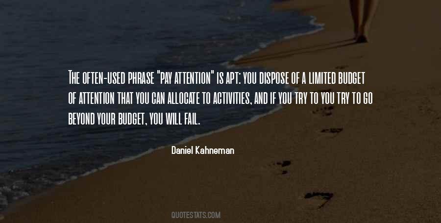 Daniel Kahneman Quotes #326001