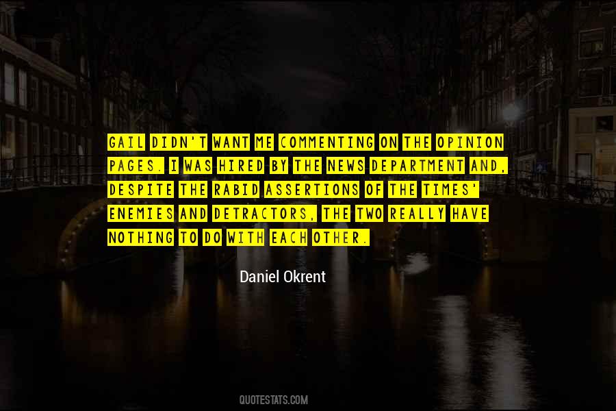 Daniel Okrent Quotes #985177