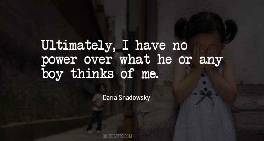 Daria Snadowsky Quotes #113051