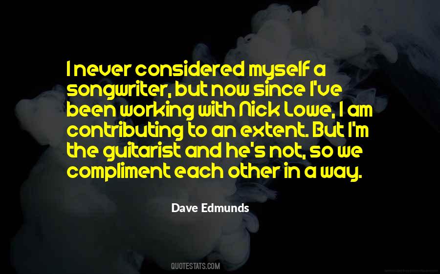 Dave Edmunds Quotes #1489276