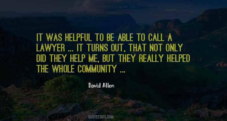 David Allen Quotes #334966