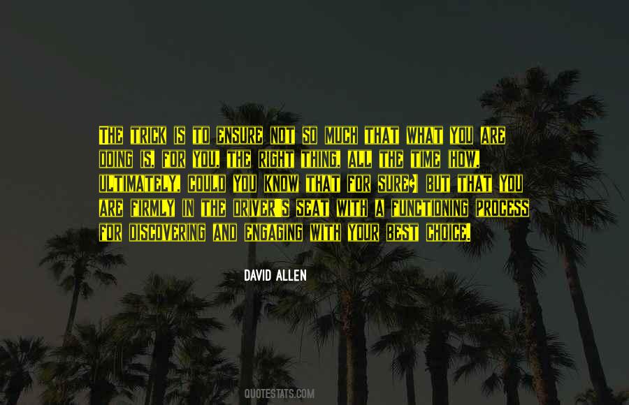 David Allen Quotes #443692