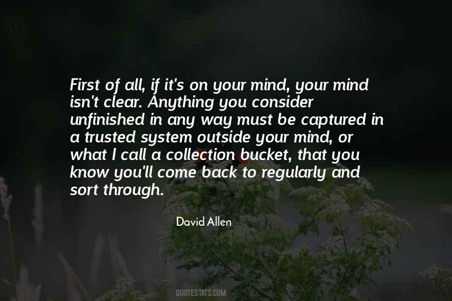 David Allen Quotes #500463