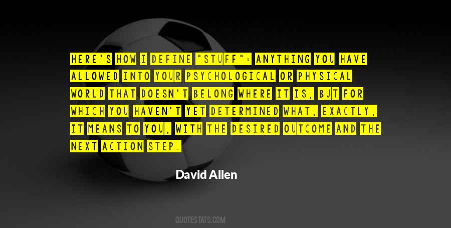 David Allen Quotes #657506