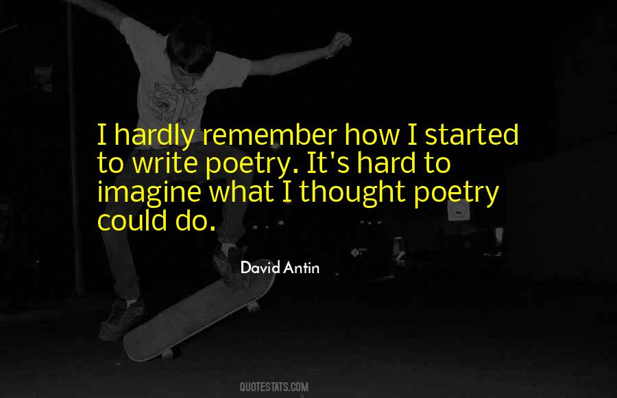 David Antin Quotes #155646