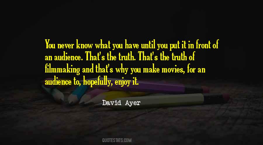 David Ayer Quotes #1534243