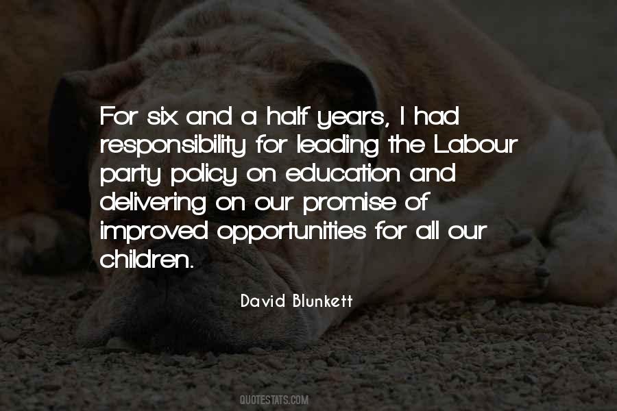 David Blunkett Quotes #113100