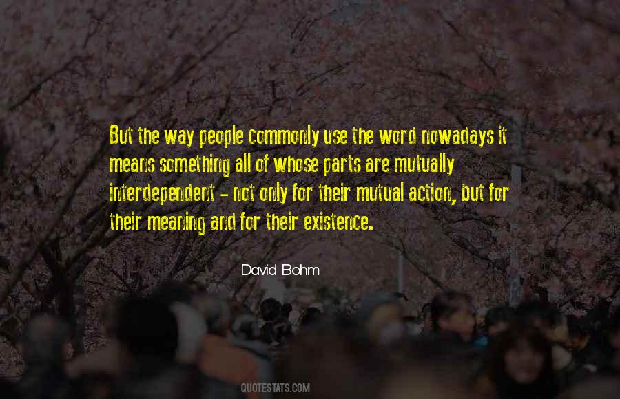 David Bohm Quotes #442583