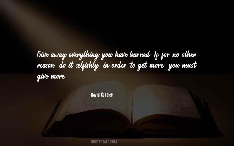 David Cottrell Quotes #1092091