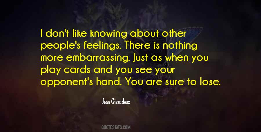 Quotes About Cards #1289661