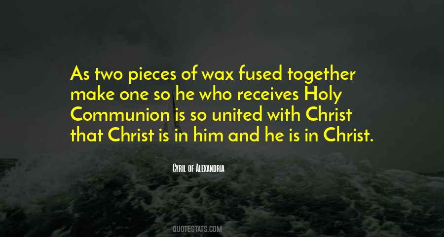 Quotes About Holy Communion #1787788